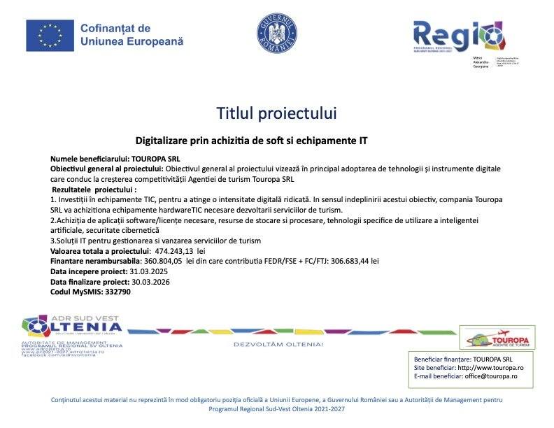 
									Titlul proiectului